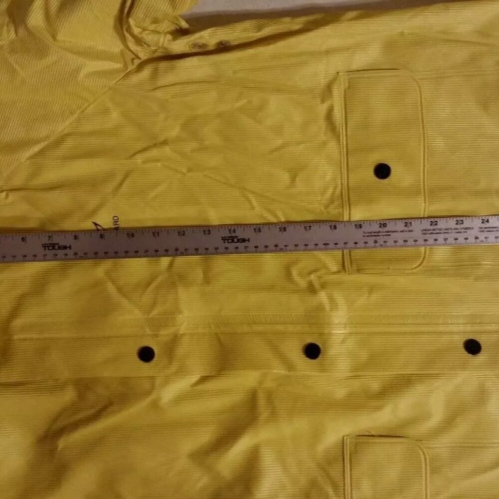 WEB TEX ONGUARD COLLARED 6 BUTTON szXX-LARGE 28x31 WET RAIN SUIT JACKET IH 00615 - Picture 9 of 12